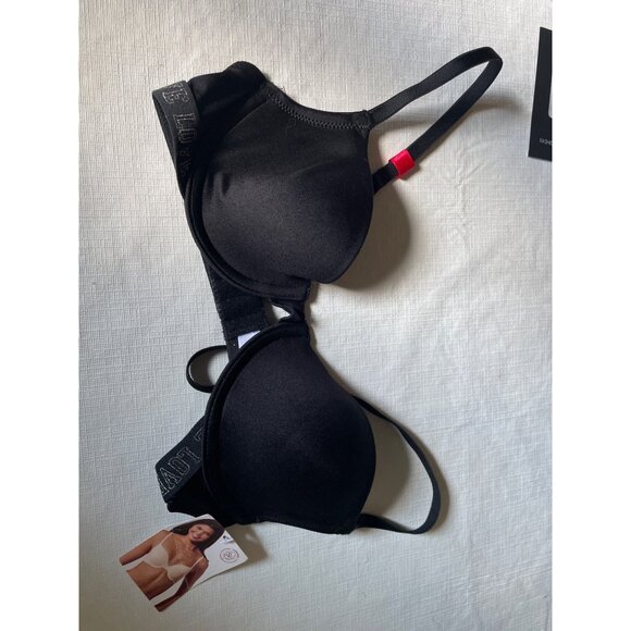 So Intimates Padded Bra Black 32B Adjustable Straps - Picture 2 of 5